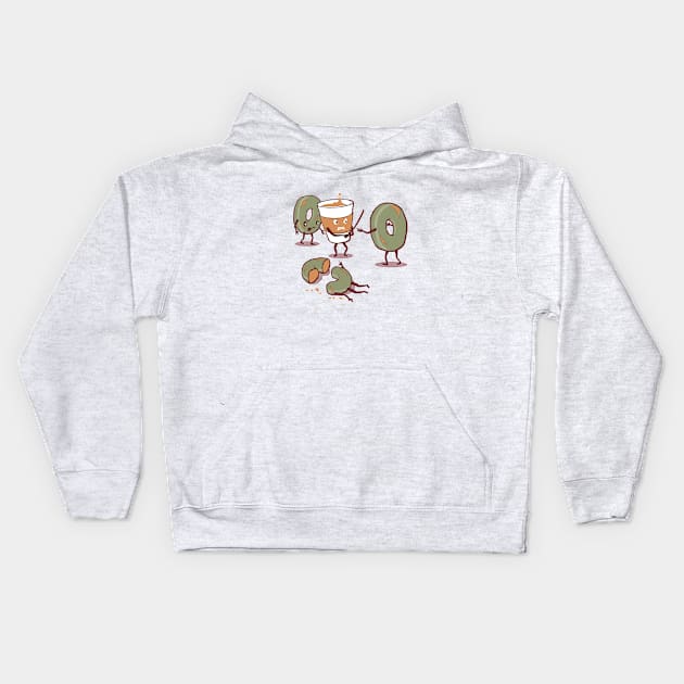 Decap Coffee Kids Hoodie by robotrobotROBOT